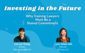 Investing in the Future: Why Training Lawyers Must Be A Shared Commitment